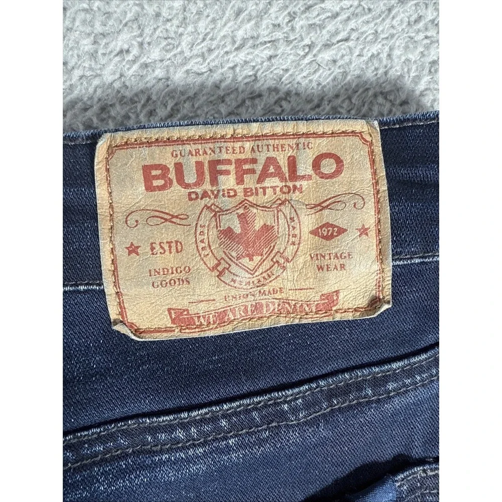 Buffalo David Bitton Men's Navy Straight Jeans